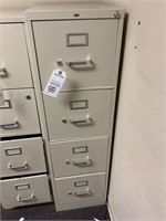 Hon 4 Drawer Locking File Cabinet