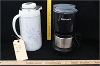 Cuisinart and Floral carafe Coffee Pot