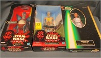 3 STAR WARS ACTION FIGURE COLLECTIBLES