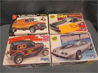 4 VINTAGE MODEL KITS