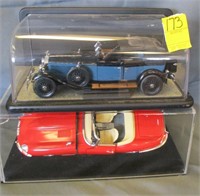 2 DIE CAST COLLECTIBLE CARS