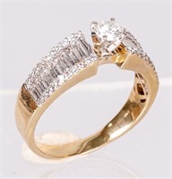 Jewelry 14kt  Yellow Gold Diamond Ring