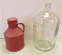 METAL CONTAINER W/HANDLE, 5 GAL JAR