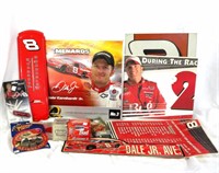 Dale Earnhardt Jr assort items-metal signs-thermom
