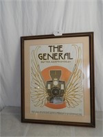 Vintage David Goines Buster Keaton General Poster