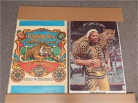 Vintage 1970's Circus Posters Ringling bros