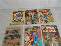 Vintage Oversized Comic Books Superman & more