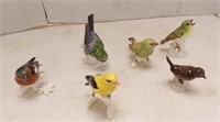 (6) GOEBEL BIRD FIGURINES