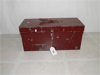 Vintage Hand Crafted Metal Tool Box