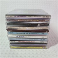 11 Miscellaneous Country And Gospel CD's