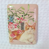 Decorative Cat Switch Cover Plate