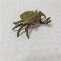 Brass Crab Trinket Box