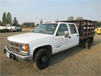 1997 Chevrolet 3500 Crew Cab 8' S/A Flatbed