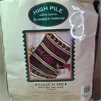High Pile Ultra Warm Blanket/Throw NEW!