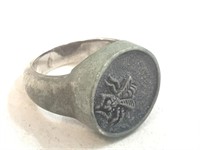 Vintage Sterling Silver 950 Ring w/Fly