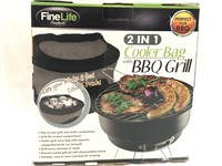 2 in 1 Cooler Bag with BBQ Grill by FineLife