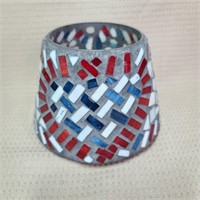 Mosaic Decorative Candle Topper