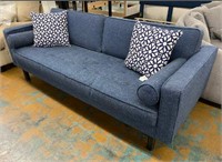 Blue Tufted Sofa