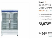 45cu. ft. Merchandiser GlassDoor Refrigerator