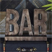 Gray Bar Marquee LED Lighted Sign