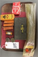 Assortment of gun cleaning items