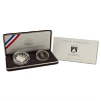 1989 2 Coin Congressional Proof Set