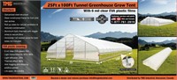25' x 100' Tunnel Greenhouse