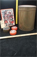 Vintage Tin Containers Lot