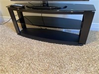 Black glass  TV stand