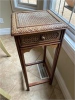 Plant stand with drawer