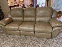 Couch and two loveseats. Electric recliners on