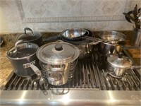 Various pans
