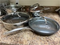 Miscellaneous including large deep skillet with
