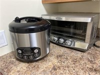 Toaster oven and rice cooker. Price cutter