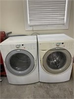 Whirlpool washer and dryer. Washer appears to be
