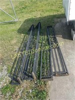 4 metal porch posts / supports