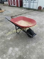Poly tub wheelbarrow