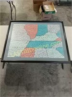 Framed Map of Tennessee & Surrounding States