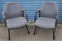 Two Office Or Waiting Room Chairs