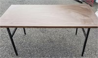Nice Wood Top Work Table Approx 29"x30"x60" (hwd)