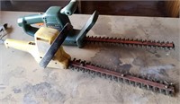 Two 16" Electric Hedge Trimmers