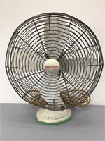Large Vintage Hunter Electric Fan -Cast Iron Base