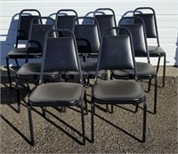 (9) Stackable Chairs