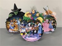 Wizard of OZ Collector Plates -Witches & Munchkins