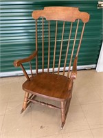 Maple rocking chair.