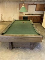 Pool Table and Light