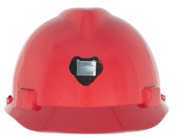 12 NEW HARD HATS WITH LAMP & CABLE HOLDER