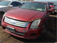 2006 Ford Fusion 3FAFP07116R121056 Red