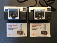 2 x Kodak Instamatic X-15 Cameras w/ manuals