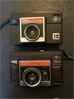 2 x Kodak Instamatic X-15F, X-35F Cameras